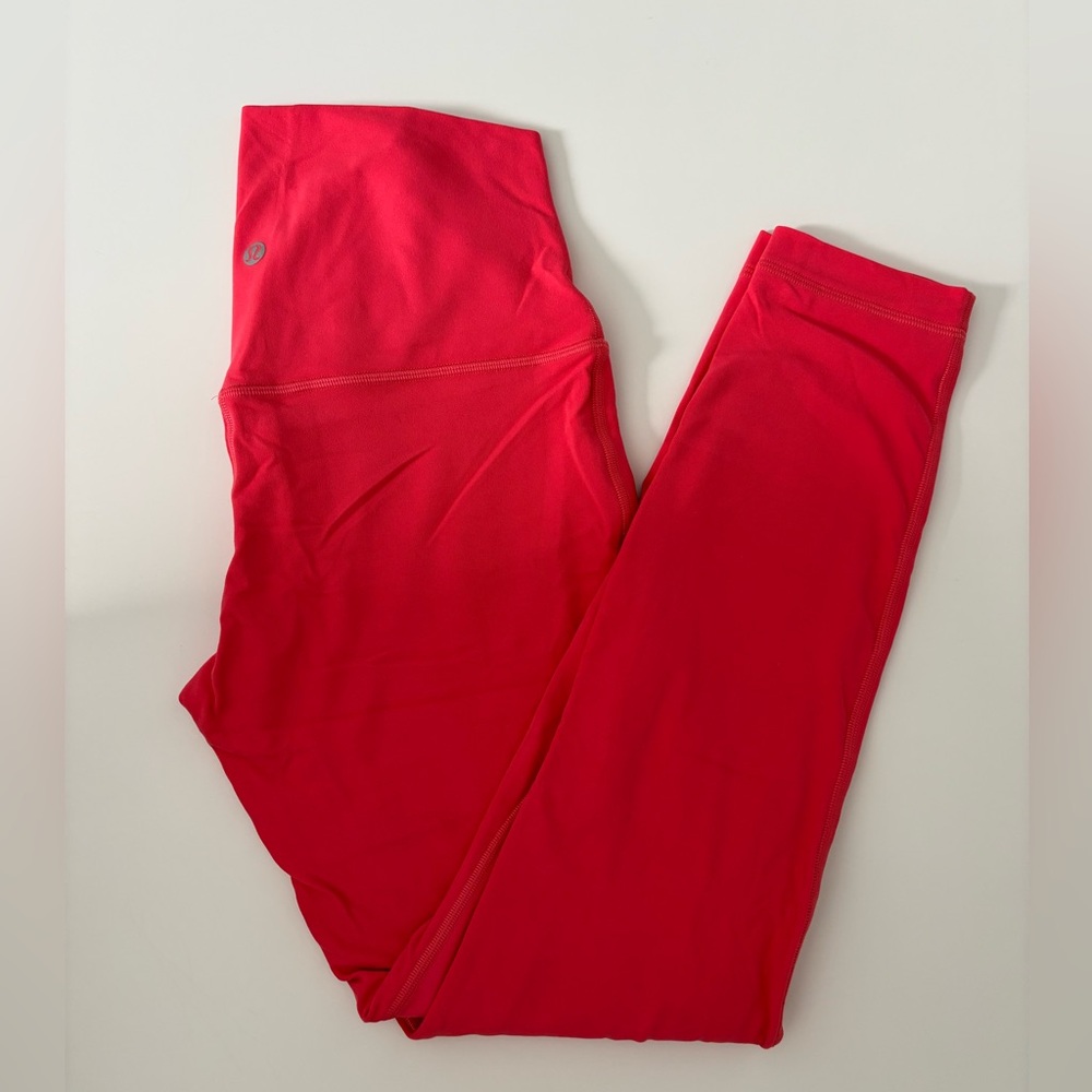 Lululemon athletica raspberry leggings